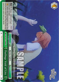 Feelings Void of Lies (5HY/W101-E048 CR) [The Quintessential Quintuplets Movie] - POKÉ JEUX