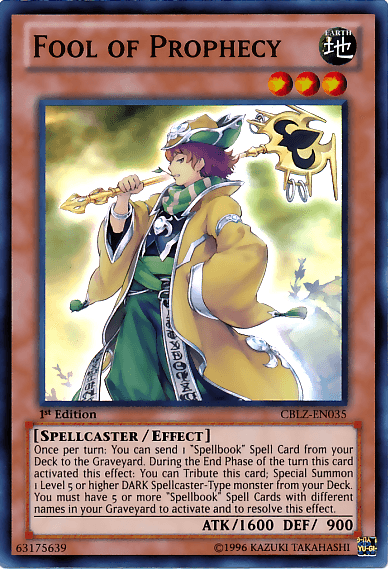 Fool of Prophecy [CBLZ-EN035] Super Rare - POKÉ JEUX