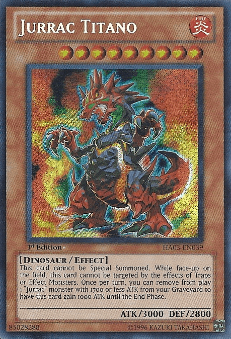 Jurrac Titano [HA03-EN039] Secret Rare - POKÉ JEUX