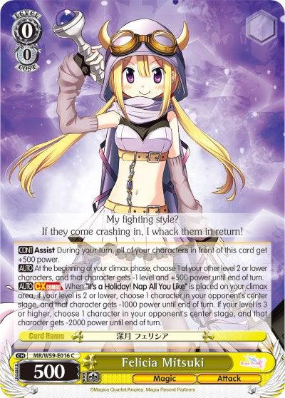 Felicia Mitsuki (MR/W59-E016 C) [Magia Record: Puella Magi Madoka Magica [Side Story] (Mobile)] - POKÉ JEUX