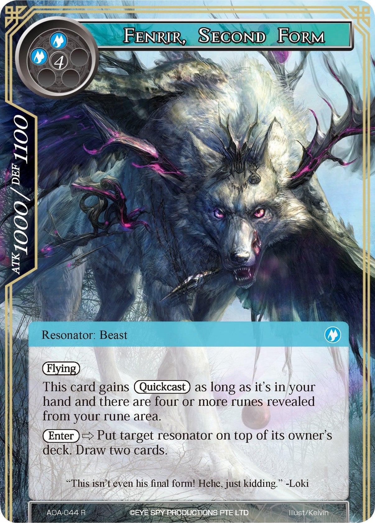 Fenrir, Second Form (AOA-044) [Awakening of the Ancients] - POKÉ JEUX