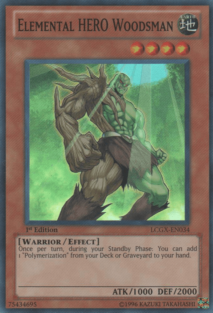 Elemental HERO Woodsman [LCGX-EN034] Super Rare - POKÉ JEUX