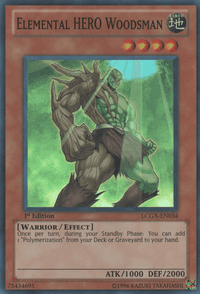 Elemental HERO Woodsman [LCGX-EN034] Super Rare - POKÉ JEUX