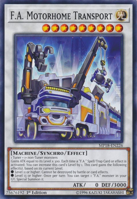 F.A. Motorhome Transport [MP18-EN226] Common - POKÉ JEUX