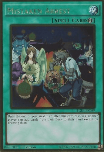 Mistaken Arrest [PGL3-EN089] Gold Rare - POKÉ JEUX