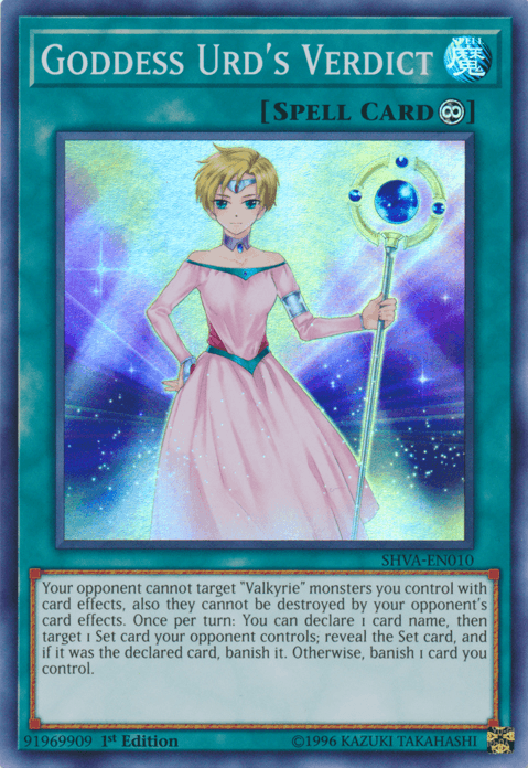 Goddess Urd's Verdict [SHVA-EN010] Super Rare - POKÉ JEUX