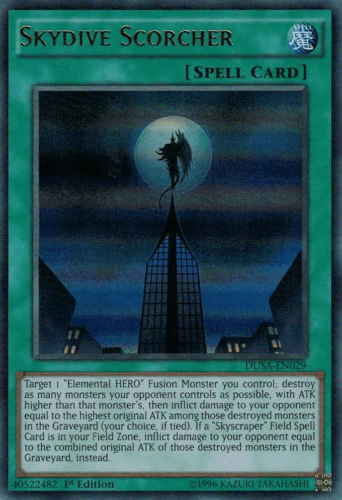 Skydive Scorcher [DUSA-EN029] Ultra Rare - POKÉ JEUX