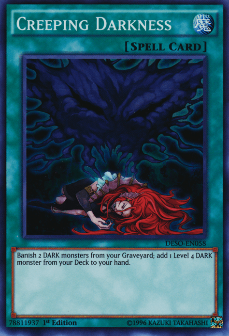 Creeping Darkness [DESO-EN058] Super Rare - POKÉ JEUX