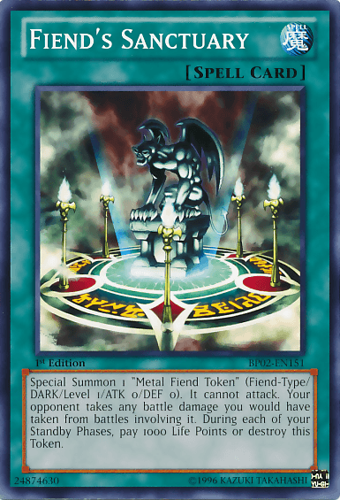 Fiend's Sanctuary [BP02-EN151] Mosaic Rare - POKÉ JEUX