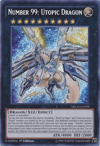 Number 99: Utopic Dragon [NECH-EN099] Secret Rare - POKÉ JEUX