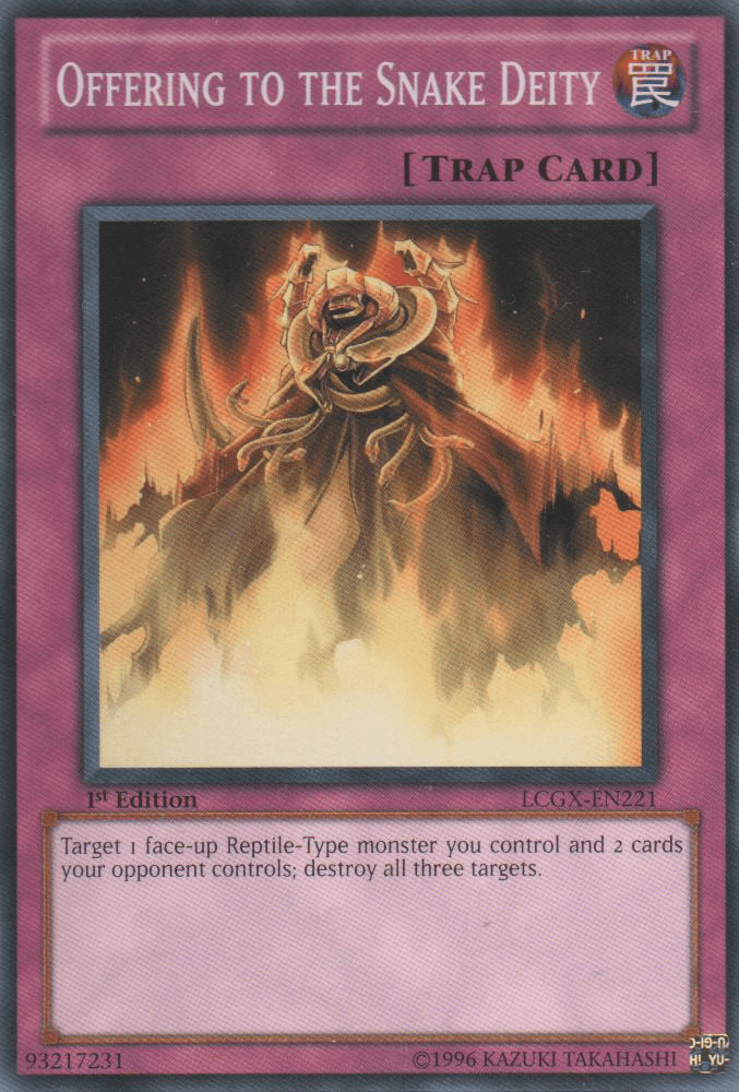 Offering to the Snake Deity [LCGX-EN221] Common - POKÉ JEUX