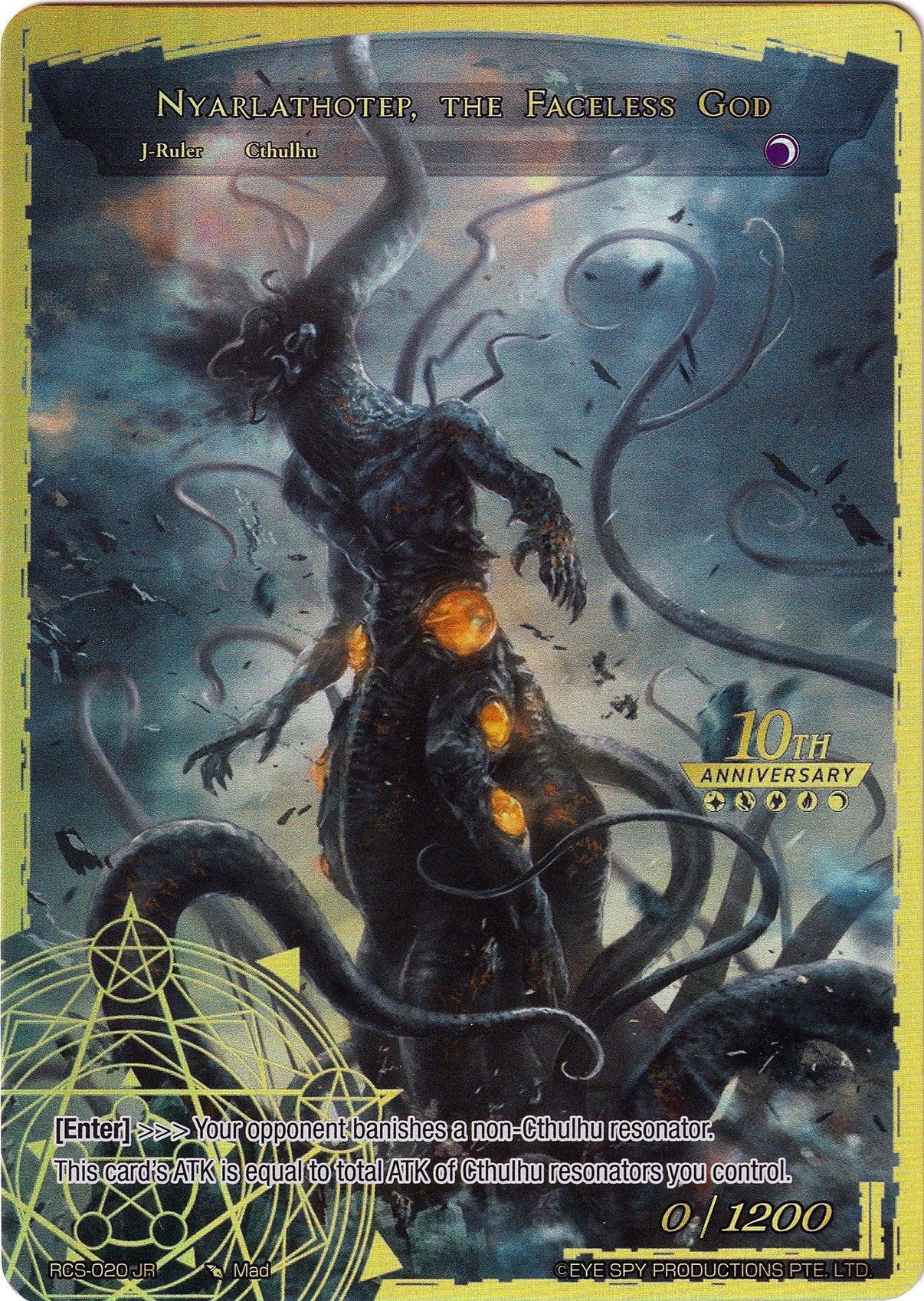 Fiend of Dark Pyre // Nyarlathotep, the Faceless God (RCS-020 JR) [10th Anniversary: Ruler Collection Set] - POKÉ JEUX