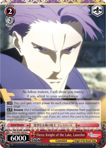 Fierce Knight of the Lake, Lancelot (FGO/S87-E074 C) [Fate/Grand Order THE MOVIE Divine Realm of the Round Table: Camelot] - POKÉ JEUX
