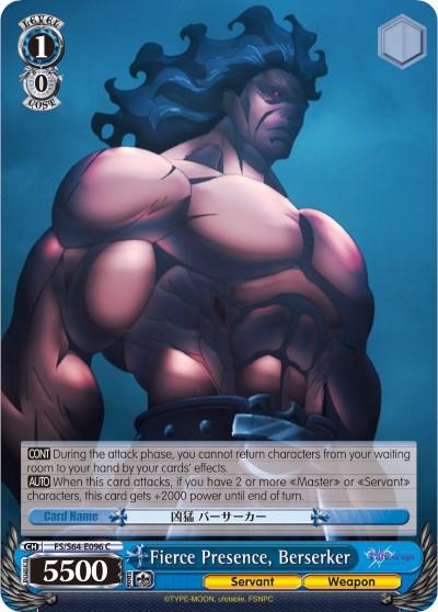 Fierce Presence, Berserker (FS/S64-E096 C) [Fate/Stay Night [Heaven's Feel]] - POKÉ JEUX