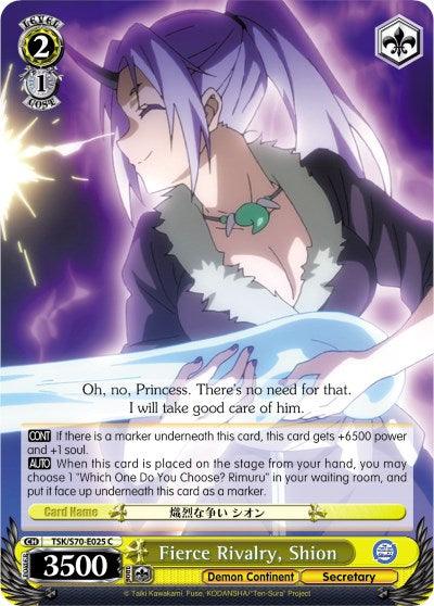 Fierce Rivalry, Shion (TSK/S70-E025 C) [That Time I Got Reincarnated as a Slime] - POKÉ JEUX
