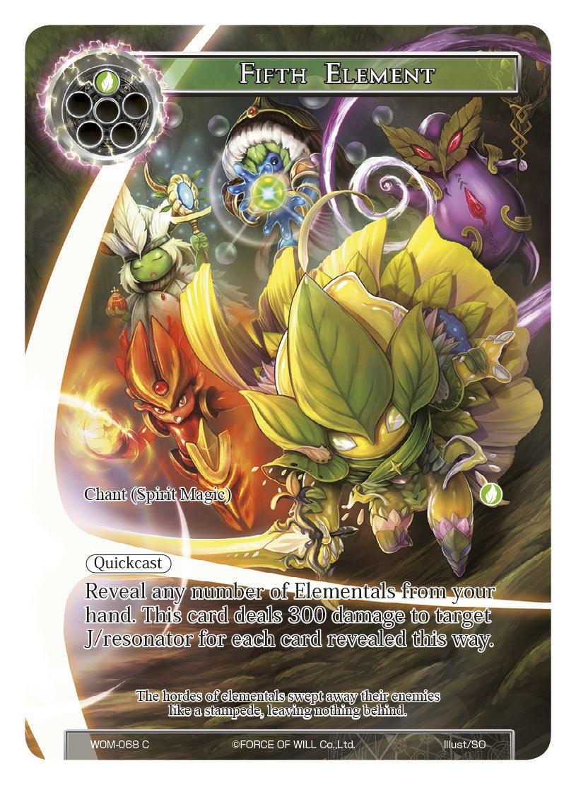 Fifth Element (Full Art) (WOM-068) [Winds of the Ominous Moon] - POKÉ JEUX