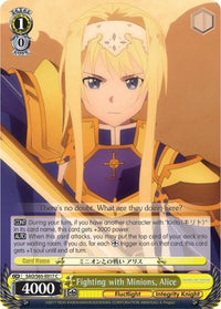 Fighting with Minions, Alice (SAO/S65-E017 C) [Sword Art Online -Alicization-] - POKÉ JEUX