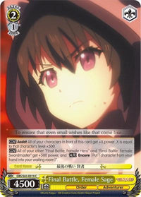 Final Battle, Female Sage (GBS/S63-E019 C) [Goblin Slayer] - POKÉ JEUX