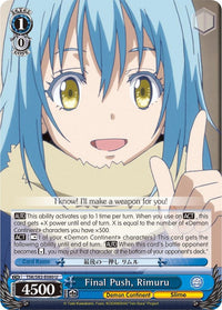 Final Push, Rimuru (TSK/S82-E080 U) [That Time I Got Reincarnated as a Slime Vol.2] - POKÉ JEUX