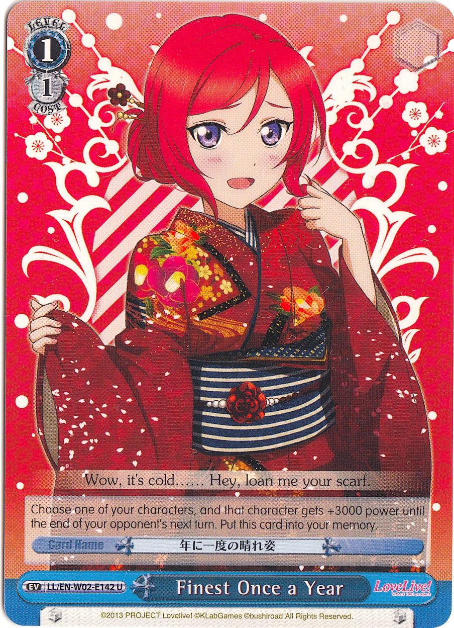 Finest Once a Year (LL/EN-W02-E142 U) [Love Live! DX Vol.2] - POKÉ JEUX