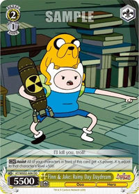 Finn & Jake: Rainy Day Daydream (AT/WX02-A06) (Promo) [Adventure Time] - POKÉ JEUX