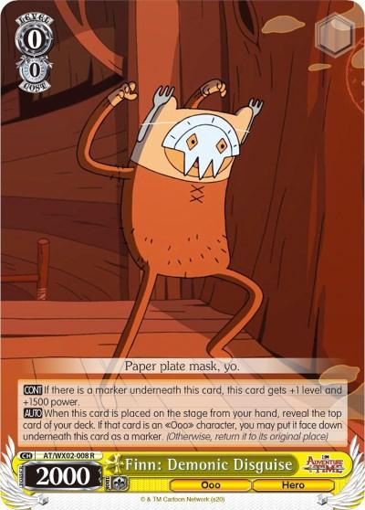 Finn: Demonic Disguise (AT/WX02-008 R) [Adventure Time] - POKÉ JEUX