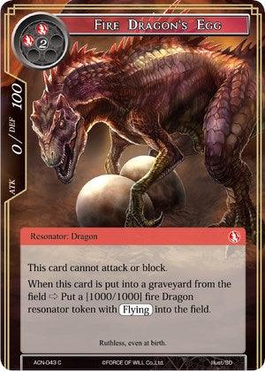Fire Dragon's Egg (ACN-043) [Ancient Nights] - POKÉ JEUX