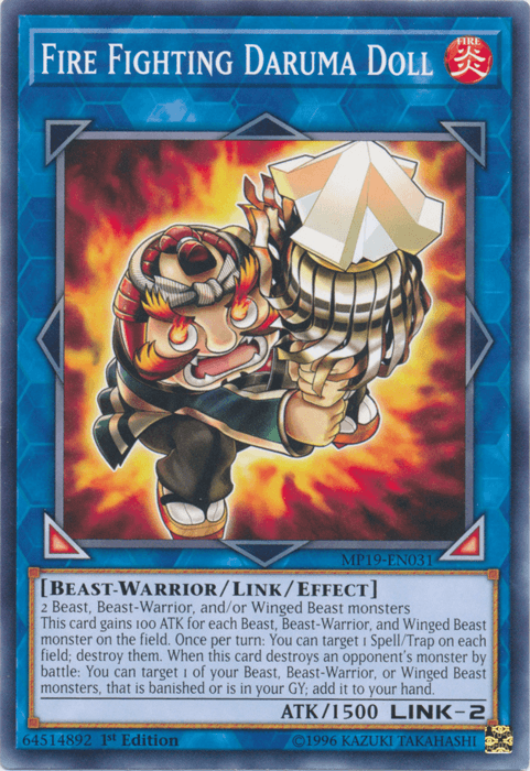 Fire Fighting Daruma Doll [MP19-EN031] Common - POKÉ JEUX