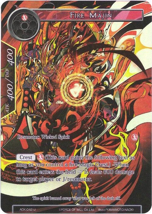 Fire Majin (Full Art) (ADK-042) [Advent of the Demon King] - POKÉ JEUX