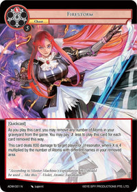 Firestorm (ADW-021) [Assault into the Demonic World] - POKÉ JEUX