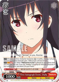 First Autograph Event, Utaha [Saekano: How to Raise a Boring Girlfriend] - POKÉ JEUX