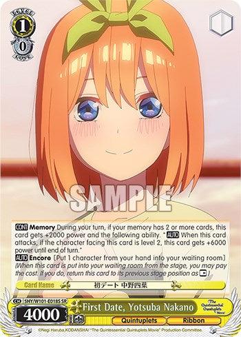 First Date, Yotusba Nakano (5HY/W101-E018S SR) [The Quintessential Quintuplets Movie] - POKÉ JEUX