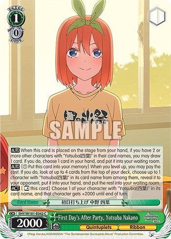 First Day's After Party, Yotsuba Nakano (5HY/W101-E042 C) [The Quintessential Quintuplets Movie] - POKÉ JEUX