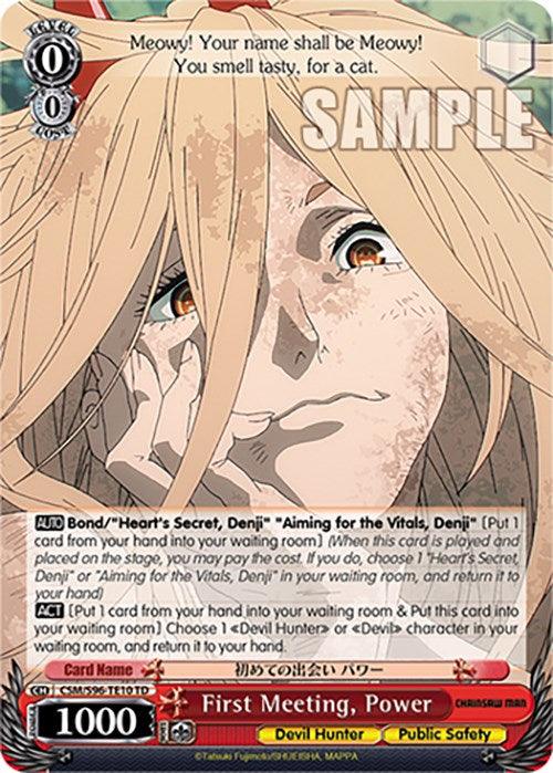 First Meeting, Power (CSM/S96-TE10 TD) [Chainsaw Man] - POKÉ JEUX