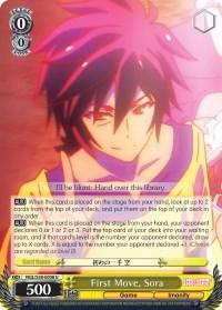 First Move, Sora (NGL/S58-E008 U) [No Game No Life] - POKÉ JEUX
