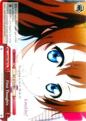 First Thoughts (LL/W24-TE08 TD) [Love Live!] - POKÉ JEUX