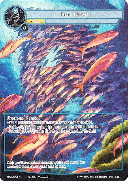 Fish Drive (Full Art) (ADW-034) [Assault into the Demonic World] - POKÉ JEUX