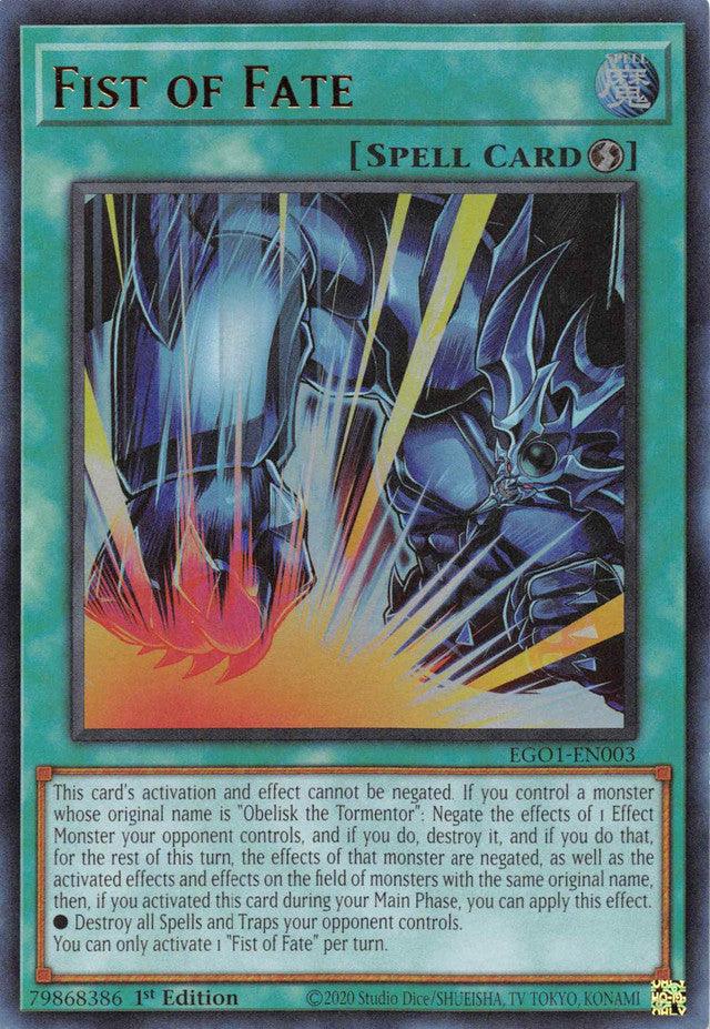 Fist of Fate [EGO1-EN003] Ultra Rare - POKÉ JEUX