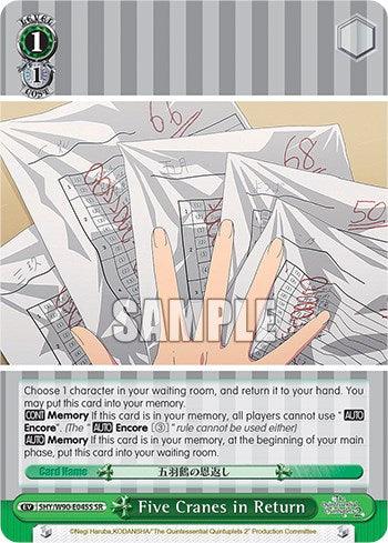 Five Cranes in Return (5HY/W90-E045S SR) [The Quintessential Quintuplets 2] - POKÉ JEUX