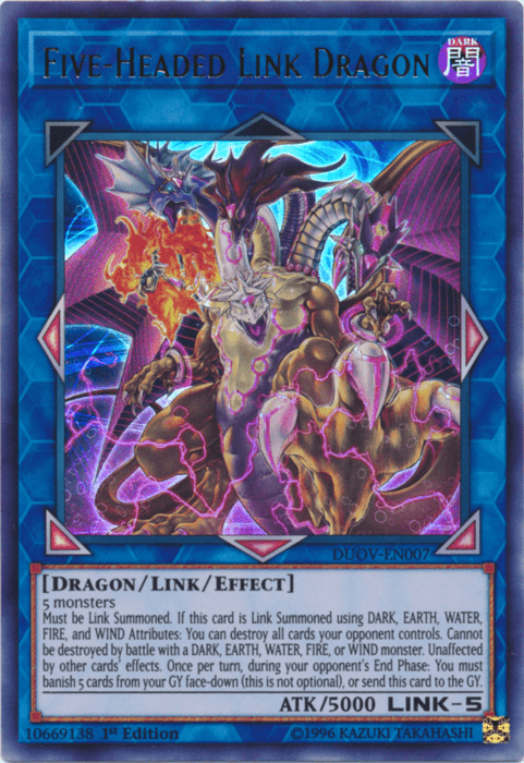 Five-Headed Link Dragon [DUOV-EN007] Ultra Rare - POKÉ JEUX