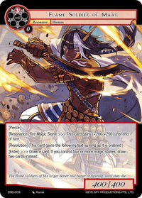 Flame Soldier of Ma'at (DSD-003) [Starter Deck: Tales] - POKÉ JEUX