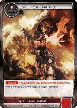 Flaming Art -Carnage- (1-087) [The Dawn of Valhalla] - POKÉ JEUX
