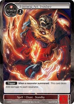 Flaming Art -Foxfire- (1-094) [The Dawn of Valhalla] - POKÉ JEUX