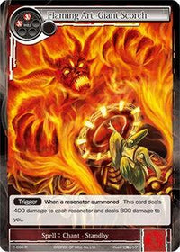 Flaming Art -Giant Scorch- (1-096) [The Dawn of Valhalla] - POKÉ JEUX