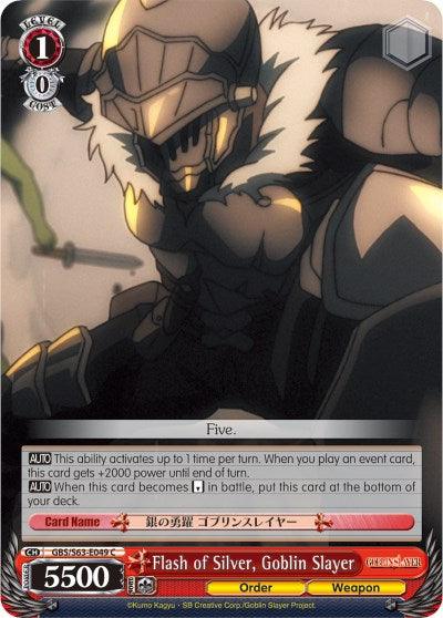 Flash of Silver, Goblin Slayer (GBS/S63-E049 C) [Goblin Slayer] - POKÉ JEUX