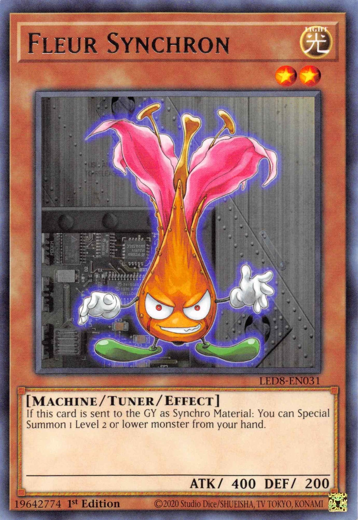 Fleur Synchron [LED8-EN031] Rare - POKÉ JEUX