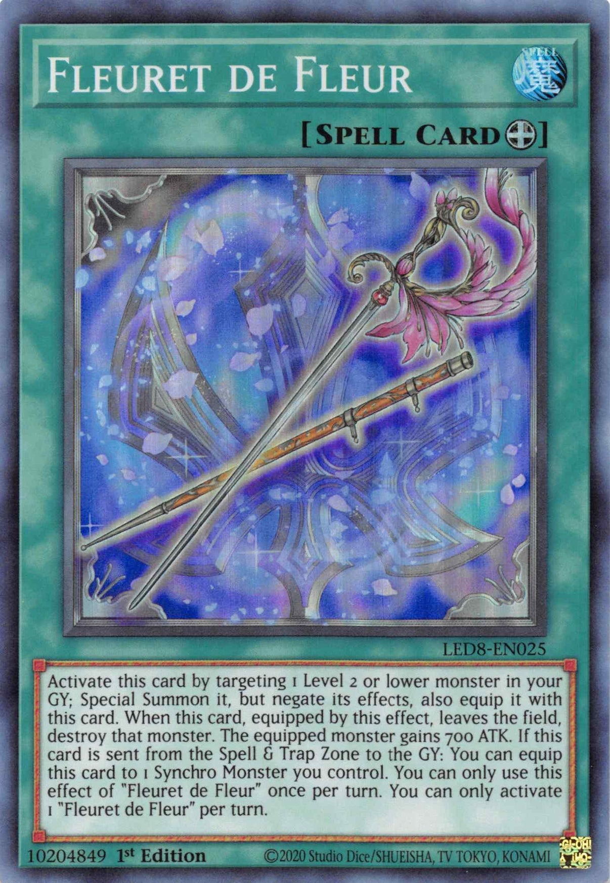 Fleuret de Fleur [LED8-EN025] Super Rare - POKÉ JEUX