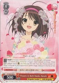 Flowers in Both Hands, Haruhi (SY/W08-E063 C) [The Melancholy of Haruhi Suzumiya] - POKÉ JEUX