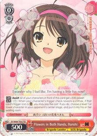 Flowers in Both Hands, Haruhi (SY/W08-TE02 TD) [The Melancholy of Haruhi Suzumiya] - POKÉ JEUX