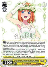 Flowers of Gratitude, Yotsuba Nakano (5HY/W101-E004 R) [The Quintessential Quintuplets Movie] - POKÉ JEUX